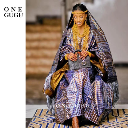 Robe de mariée traditionnelle africaine Dashiki, bassin, imprimé original, Bazin Riche Boubou, robe parfumée, nouvelle collection 2025