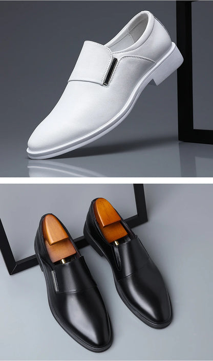 Nouvelle mode robe chaussures pour hommes bout pointu en cuir hommes décontracté formel mocassins affaires mariage Oxfords chaussures Zapatillas De Hombre
