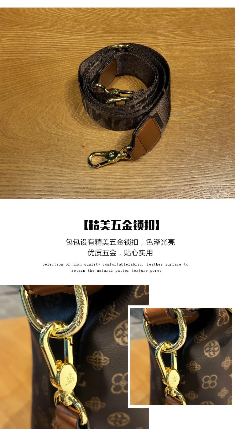 Sacs pour femmes authentiques de grande capacité de Hong Kong, sacs fourre-tout à la mode, en cuir véritable, sacs de voyage à bandoulière populaires.