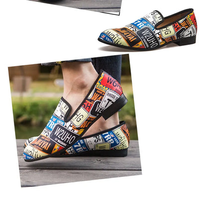 Mocassins College de style britannique pour hommes, chaussures décontractées pour hommes, chaussures respirantes pour gentleman, robe de mariée, chaussures queFormal pour la fête, taille 47