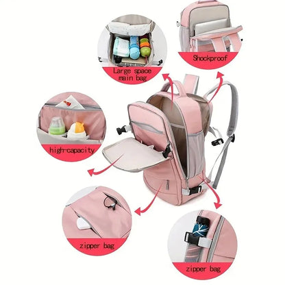 Sac à dos de voyage multifonction avec rangement pour chaussures, sac à bagages multicouche, grande capacité, 150