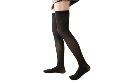 SimpleDairy-Chaussettes Hautes pour Femme, 50cm, Cosplay d'Halloween, Au-dessus du Genou, Bas Longs Décontractés