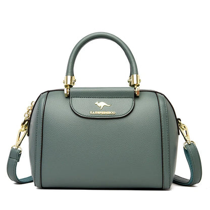 Granded marque en cuir de vachette Sac à main sac à main femmes décontracté bandoulière sacs à bandoulière de luxe dames fourre-tout Boston Sac 2024