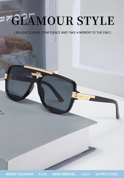 Cazal Lunettes de soleil Protection UV400 Lunettes de mode unisexes élégantes pour hommes femmes 8037