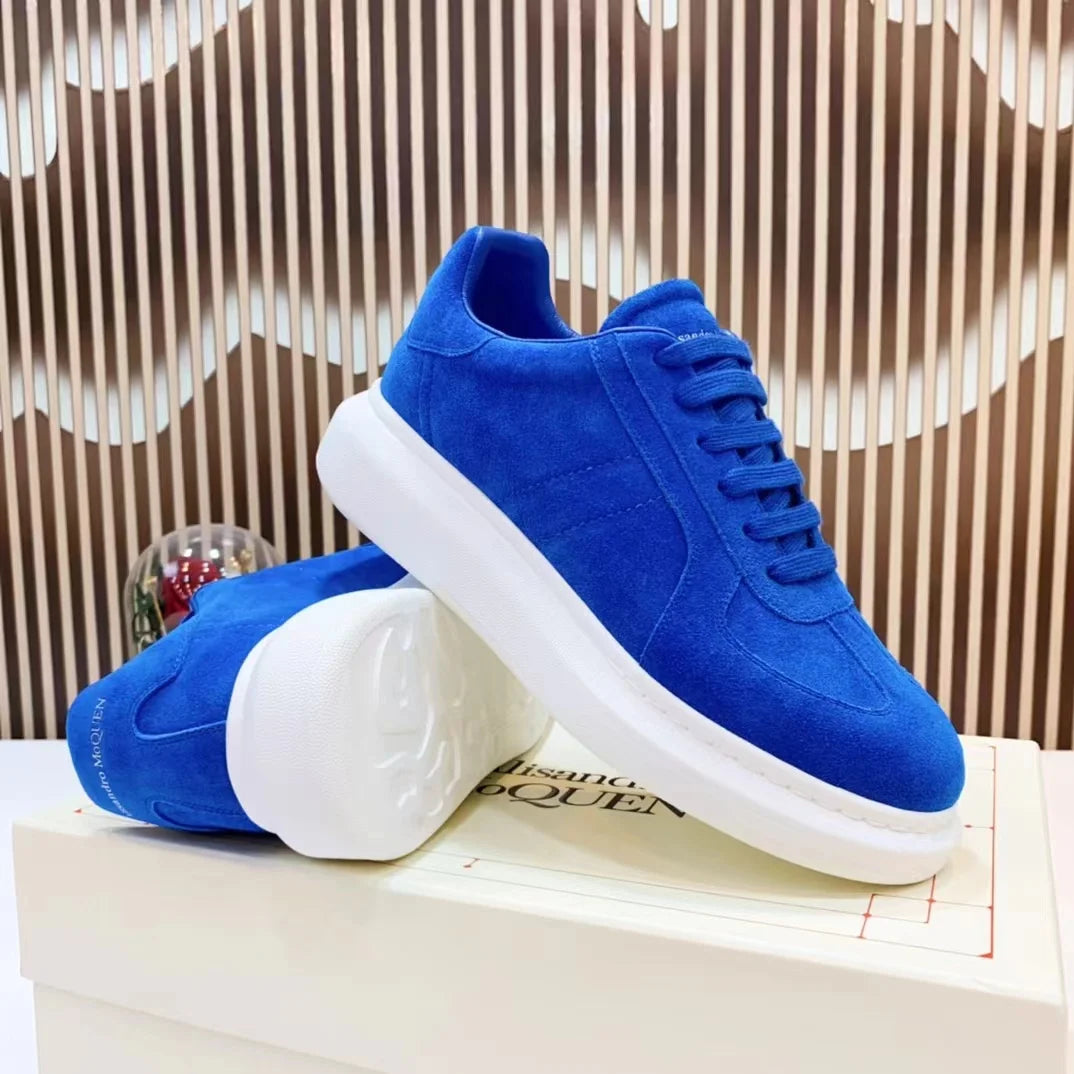 Baskets décontractées en cuir fabriquées à la main pour hommes, baskets à plateforme, mocassins plats originaux unisexes, chaussures pour hommes