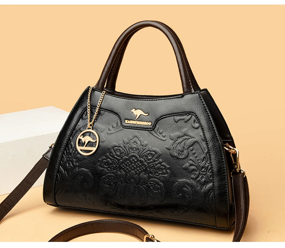 Sacs à main en cuir de vachette pour femmes, sac à bandoulière pour femmes, sac à main de créateurs de luxe, sacs initiés, marques célèbres, nouveau