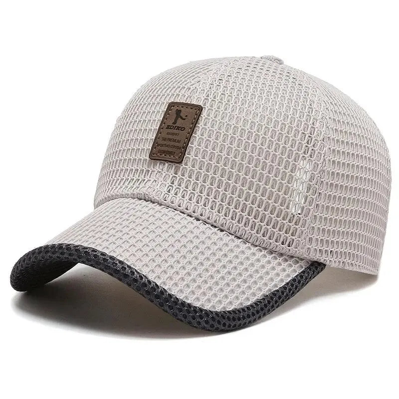 Printemps et été nouveau chapeau en maille hommes automne et hiver casquette coréenne marée chapeau chapeau en plein air décontracté mode parasol casquette de Baseball