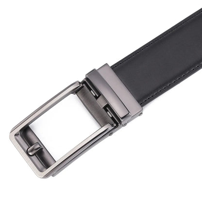 Blanc boucle automatique hommes ceinture en cuir hommes mode pantalons décontractés ceinture de Golf en cuir véritable homme pantalon décontracté ceintures mâle