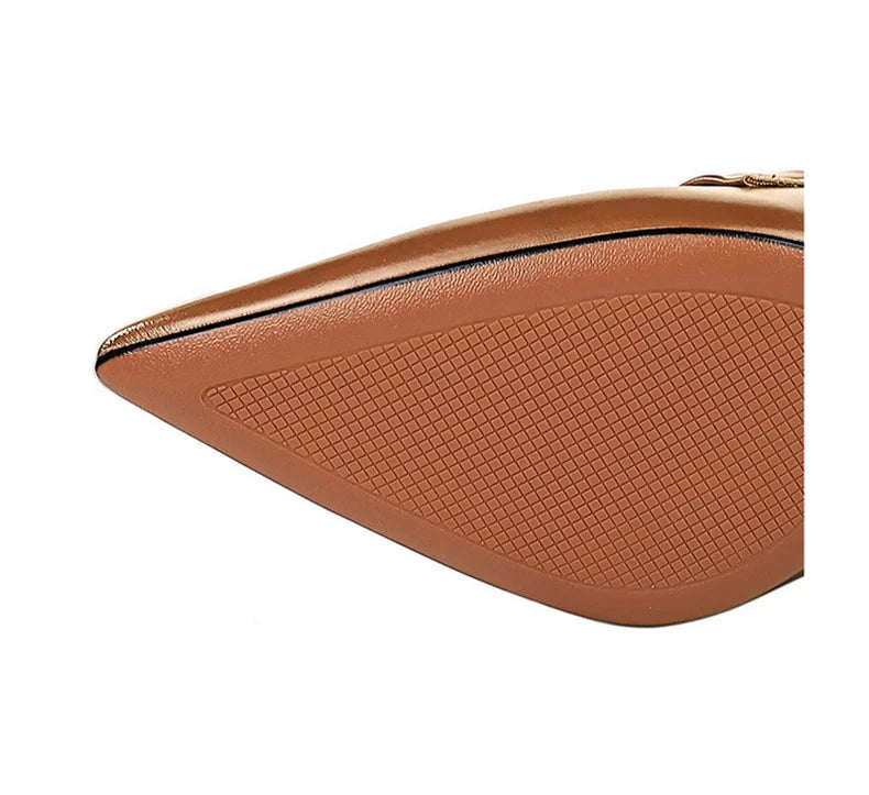 Escarpins à Talons Hauts Élégants pour Femme, Cuir Classique, Rétro, Jolie tu, Parker, Slip On, Marron, Noir, Bureau, ix, Chaussures Simples