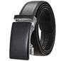 Ceinture de surintendant en cuir de vache véritable pour homme, accessoire de marque, décontracté, automatique, noir, rouge, marron