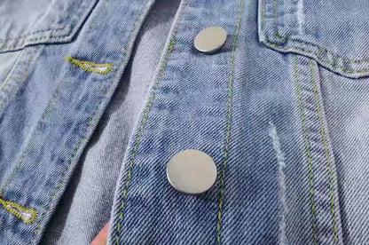 Femmes Denim veste printemps automne manteau court rose Jean vestes décontracté hauts violet jaune violet bleu hauts amples dame vêtements d'extérieur