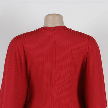 Robe mi-longue à pampilles en polyester à manches 3/4 pour femmes, tenues africaines élégantes, vêtements africains