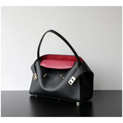 Niche léger luxe haut de gamme en cuir grande capacité première couche peau de vache sac à main pour femme sac fourre-tout banlieue loisirs polyvalent