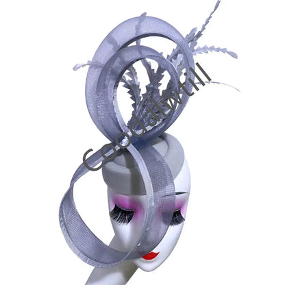 Plume Derbr Fascinator chapeaux femmes Vintage église pilulier casquette bandeau dames élégant Cocktail Kentucky casque Fascinators