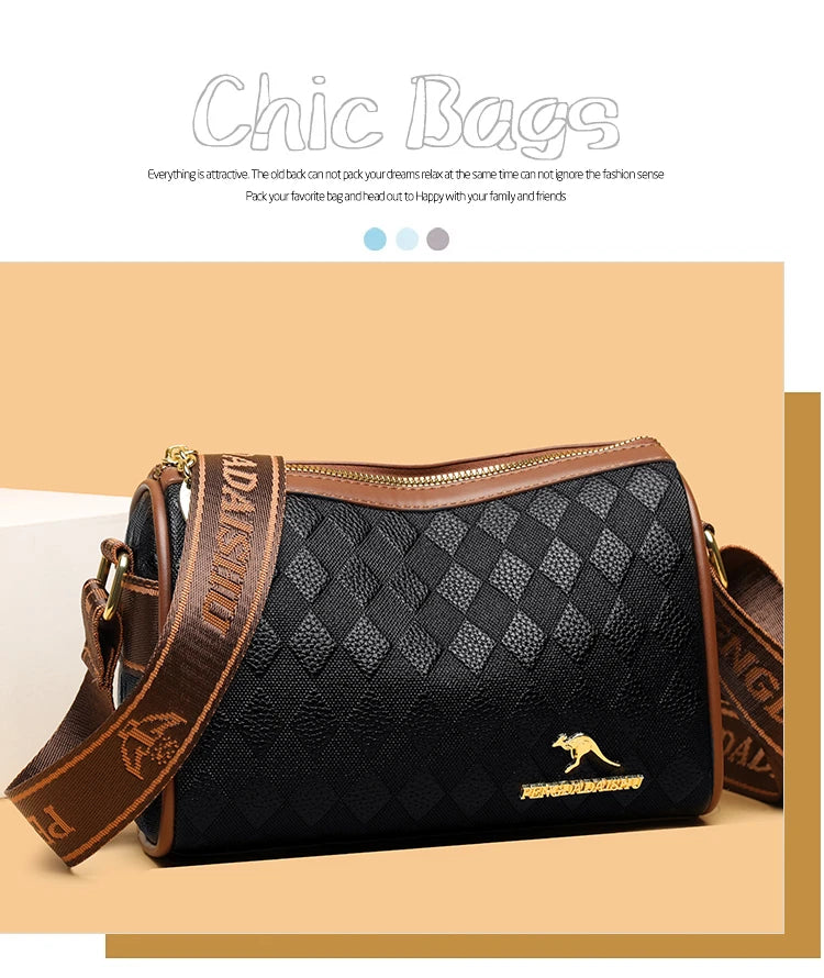 Sac à bandoulière pour femme, sac à main Messenger, initié