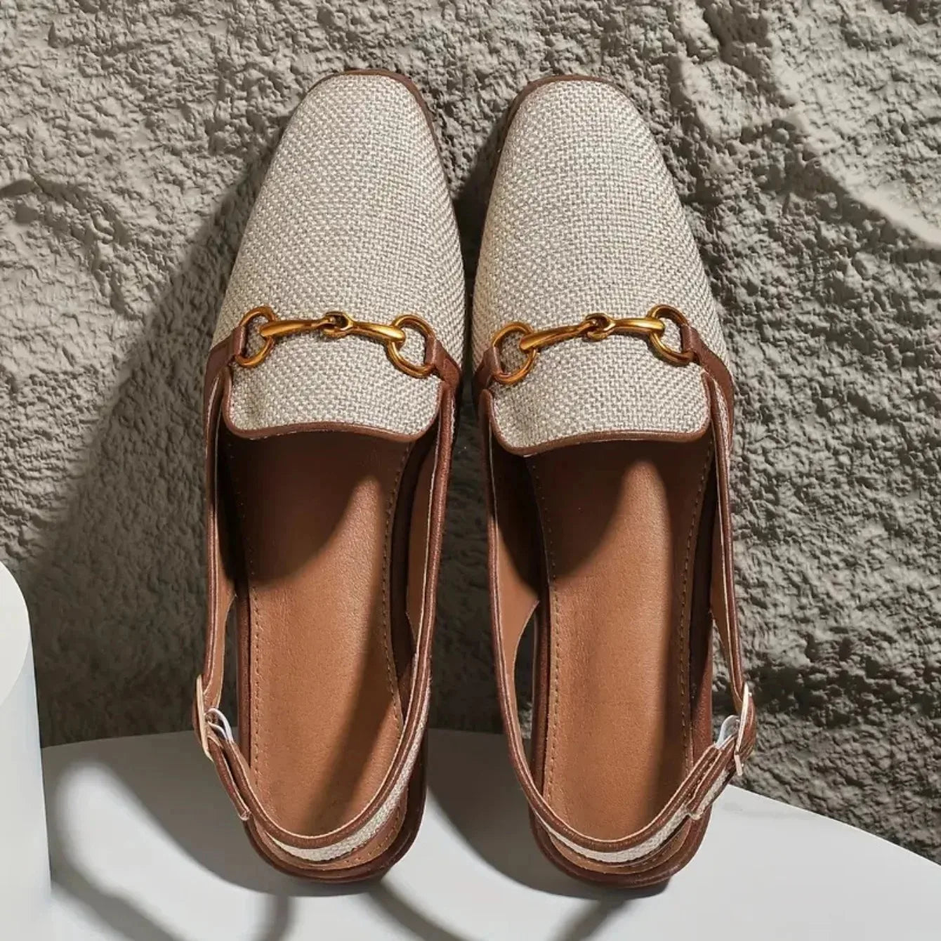 Nouvelles femmes plate-forme sandales anti-dérapant bout fermé chaussures en métal femmes plat extérieur bout rond sandales à talons compensés femmes Sandalias De Mujer