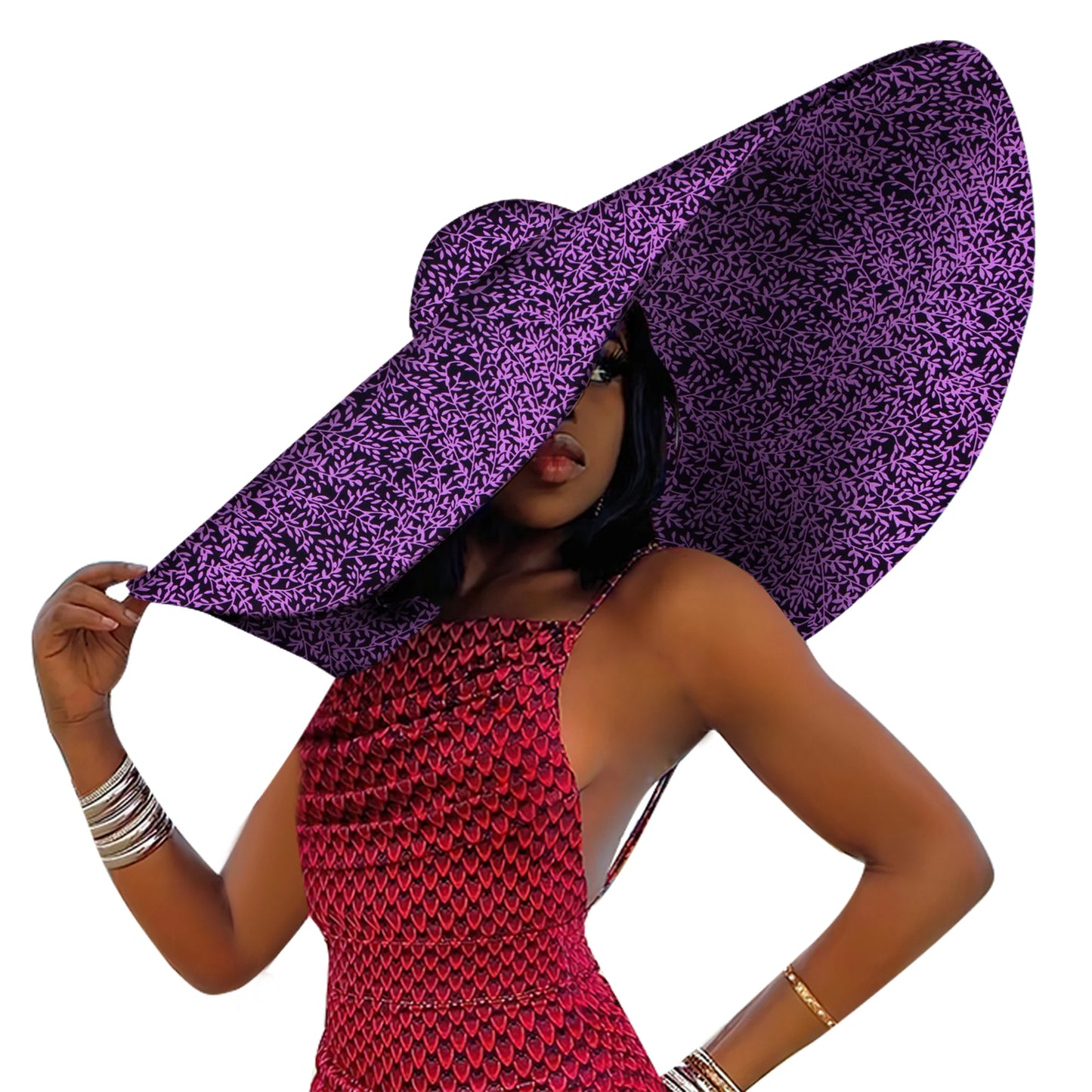 Chapeau de plage africain pour femmes, casquette Ankara à large bord, protection solaire, produit personnalisé, mode estivale