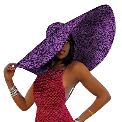 Chapeau de plage africain pour femmes, casquette Ankara à large bord, protection solaire, produit personnalisé, mode estivale