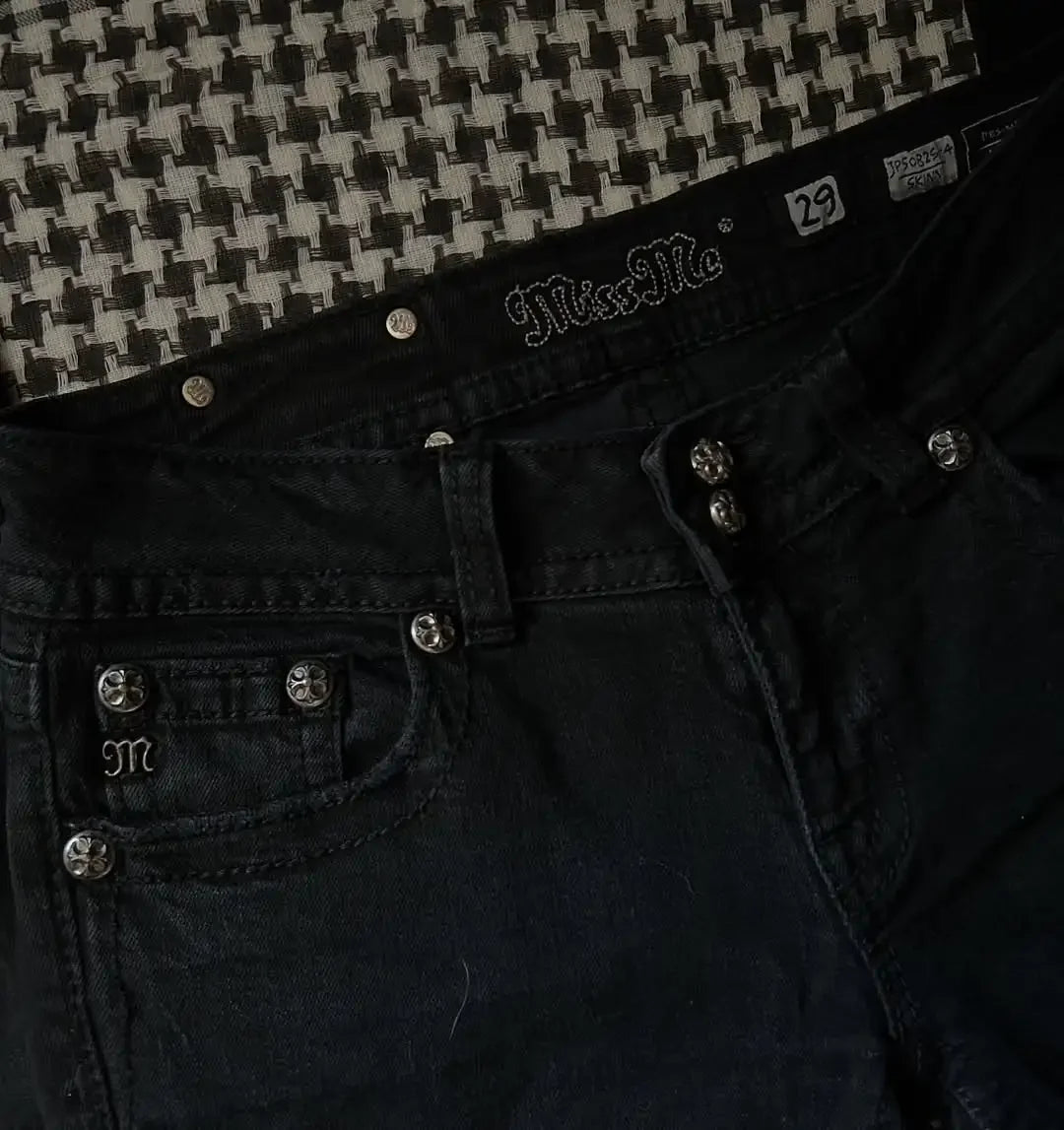 Goth broderie Baggy jean femmes rue Harajuku Vintage haute attente jean femme décontracté jambe large Y2k pantalon femmes pantalon