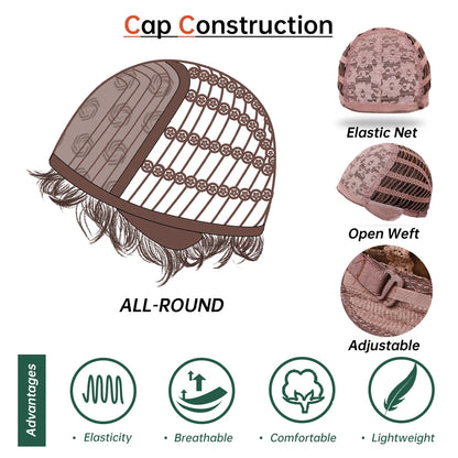 Perruques synthétiques blondes marron clair avec frange pour femmes, perruques Bob courtes droites quotidiennes, faux cheveux Cosplay Halloween résistantes à la chaleur