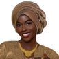 Mode africaine musulmane Turban casquette femmes Autogele couvre-chef dame bandeau Nigeria mariage couvre-chef Turbante Mujer 2025