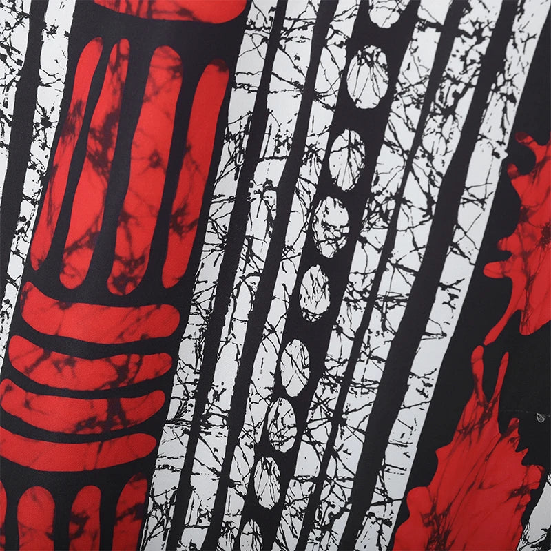 VONDA Vintage Robe Maxi femmes été fête imprimer robes 2025 mode col en v 3/4 manches décontracté surdimensionné ample longue Robe