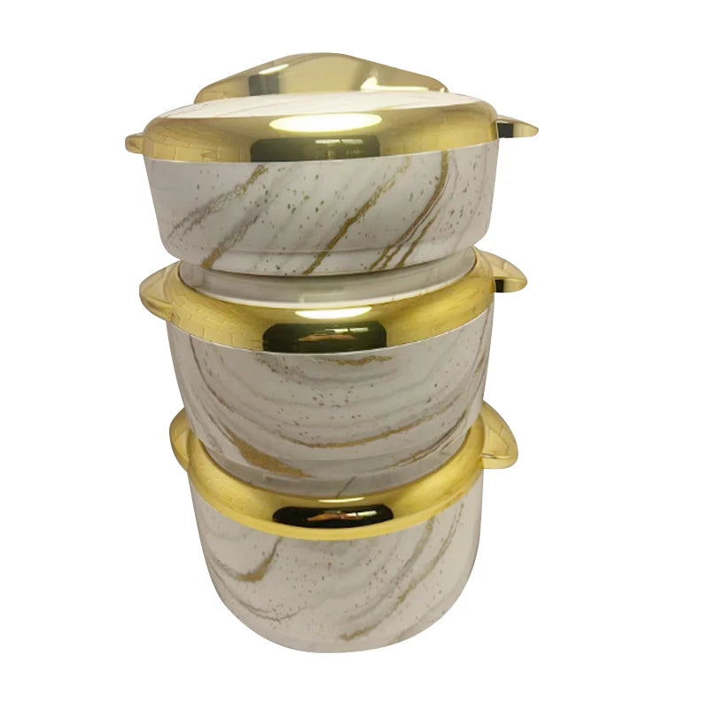 Ensemble de boîte à lunch pour aliments chauds et froids, marmite isotherme, chauffe-plats, mariage, fête de famille, événement du Ramadan, 1.5 L, 2/2 L, 3 pièces