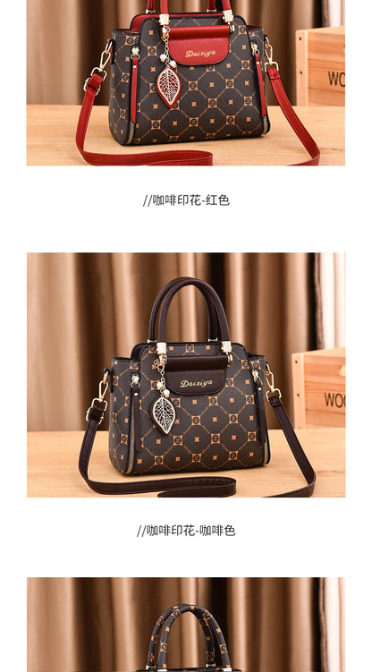 Sac à main à bandoulière alertes onale imprimé pour femme, sac à main à la mode, grande capacité, initié, rétro classique, urbain, nouveau