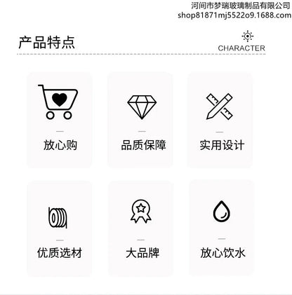 Tasse en verre à Double paroi résistante à la chaleur, 80-650Ml, bière, lait, café, eau, tasse transparente, vente en gros, service à boissons en verre, cadeau