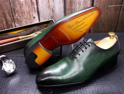 Chaussures d'affaires italiennes originales en cuir véritable faites à la main pour hommes, chaussures Derby à la mode pour marié et mariage, mocassins