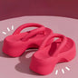 Tongs à semelles épaisses pour femmes, tongs de plage en plein air à la mode pour femmes, nouvelle collection été
