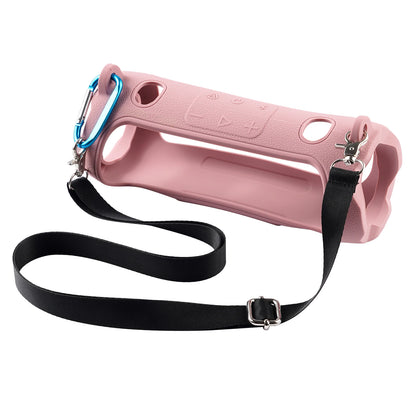 Étui de transport en Silicone pour haut-parleur Bluetooth Portable, housse de protection souple avec bandoulière pour haut-parleur JBL Charge 6