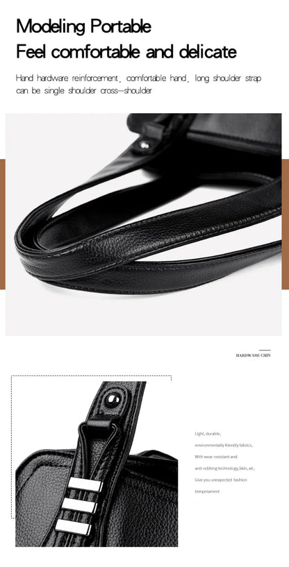 2024 véritable mode 3 couches de luxe femmes sacs concepteur de haute qualité en cuir souple sac à bandoulière sacs à bandoulière pour les femmes