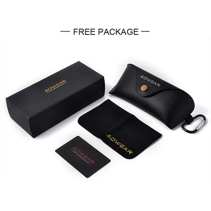 AOWEAR hommes Aviation lunettes de soleil hommes miroir polarisé lunettes de soleil pour homme HD conduite pilote lunettes de soleil lunettes de soleil homme