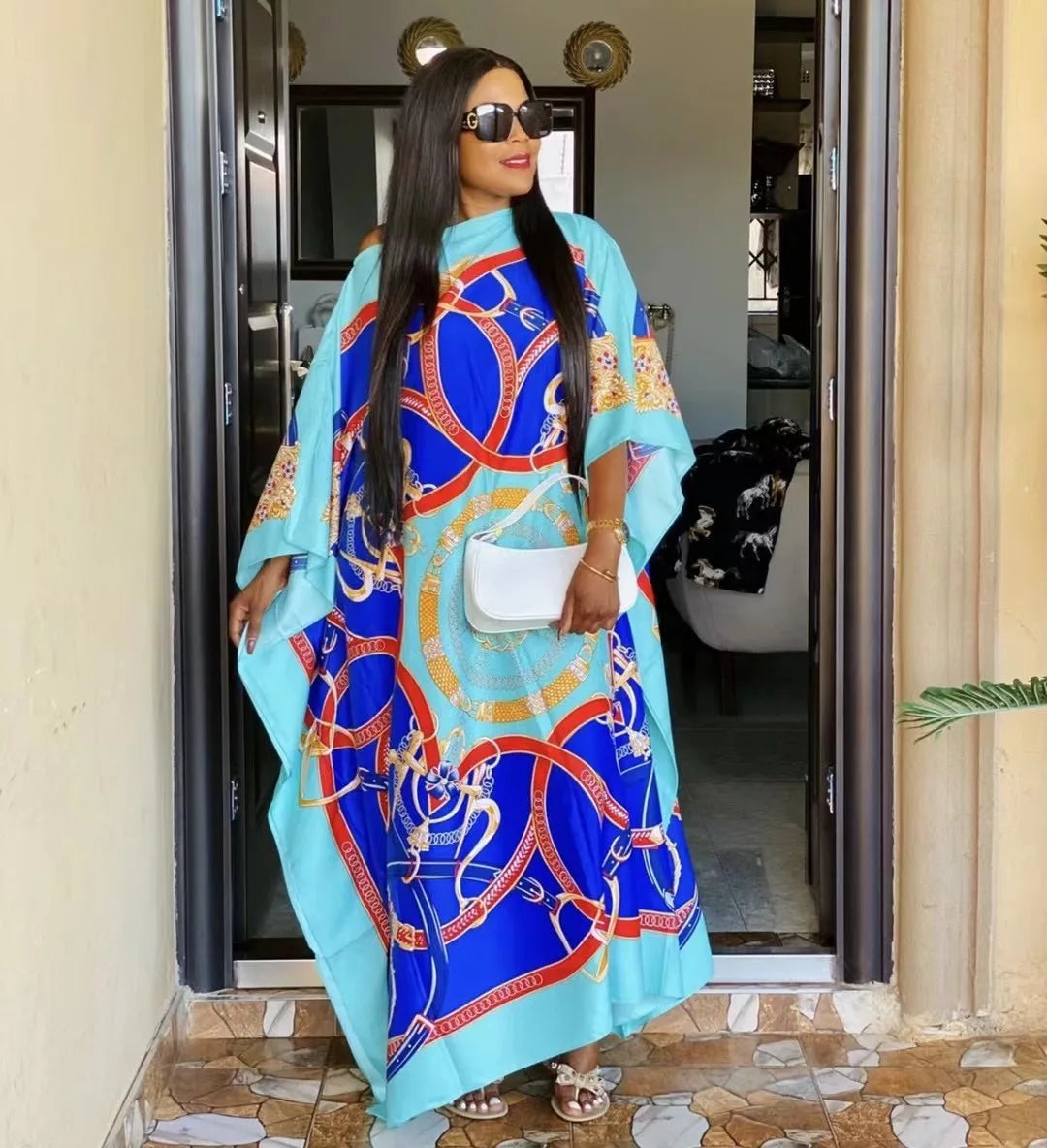 Longueur de la robe: 130 cm buste: 130 m. Robes pour femmes/dames, robe surdimensionnée élégante, robes imprimées traditionnelles africaines pour dames/femmes