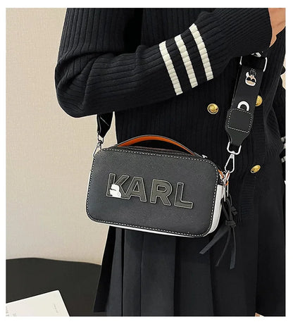 ‌ Sac messager tendance pour femmes, sac à bandoulière Simple, Texture haute sensibilité, Niche polyvalente pour appareil photo, 2025