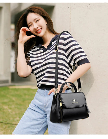 Sac pour femmes 2024 marque Design mode sacs à bandoulière de luxe en cuir souple Sac à bandoulière sacs à main et sacs à main de haute qualité