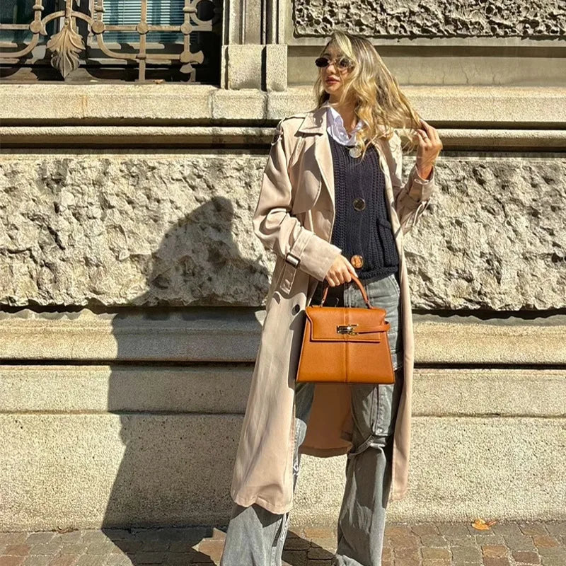 2025 Sac pour femme en cuir trapézoïdal Sac à main de niche de mode polyvalent Sacs à poignée supérieure на сумки pagalaчжа seva sac de luxe femme