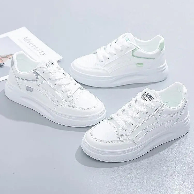 Chaussures de tennis à plateforme respirante pour femmes, chaussures de course blanches, baskets décontractées pour femmes, mode d'hiver, nouveau