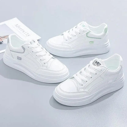 Chaussures de tennis à plateforme respirante pour femmes, chaussures de course blanches, baskets décontractées pour femmes, mode d'hiver, nouveau