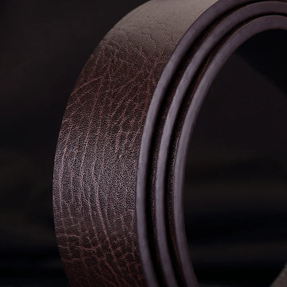 Taille Shaper en cuir véritable pour hommes et femmes, design de café brillant, marque de luxe, mode unisexe, haute qualité, environnement, 2024