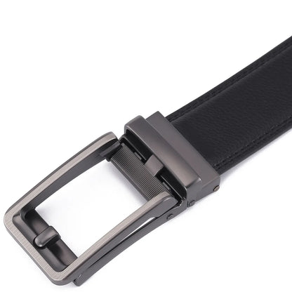 Blanc boucle automatique hommes ceinture en cuir hommes mode pantalons décontractés ceinture de Golf en cuir véritable homme pantalon décontracté ceintures mâle