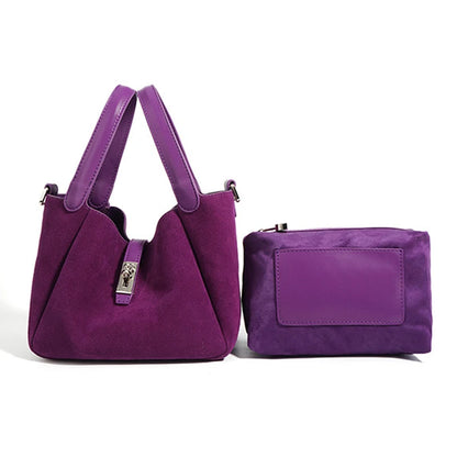 Divers sacs de luxe en cuir véritable, sac à main à la mode pour femmes, panier de légumes, sac seau Portable pour femmes avec serrure