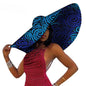 Chapeau de plage africain pour femmes, casquette Ankara à large bord, protection solaire, produit personnalisé, mode estivale
