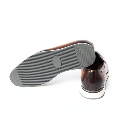 Baskets en cuir véritable naturel pour hommes, chaussures plates à lacets, élégantes, décontractées, qualité supérieure, luxe, mode automne, 03/fête, 2024