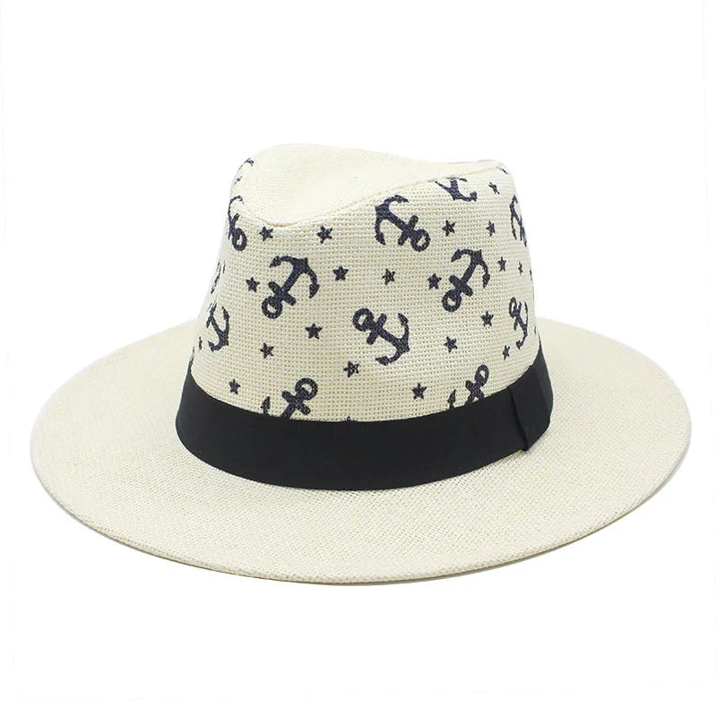 Nouveau chapeau Panama mode d'été Simple hommes et femmes à large bord femme Jazz haut-de-forme classique Gentleman chapeau de soleil hatsombrero hombre