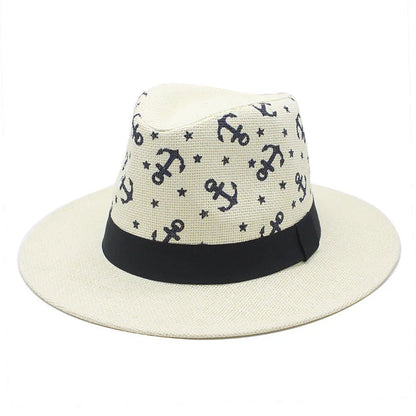 Nouveau chapeau Panama mode d'été Simple hommes et femmes à large bord femme Jazz haut-de-forme classique Gentleman chapeau de soleil hatsombrero hombre