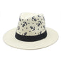 Nouveau chapeau Panama mode d'été Simple hommes et femmes à large bord femme Jazz haut-de-forme classique Gentleman chapeau de soleil hatsombrero hombre