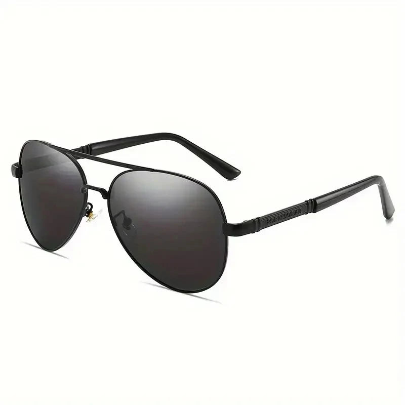 Lunettes de soleil polarisées hommes monture métallique qualité lunettes de soleil marque Design mâle lunettes pêche conduite lunettes UV400