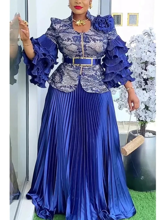 Vêtements africains pour femmes, ensemble 2 pièces, hauts et jupes, costumes Dashiki Ankara 2025, tenues, robe, grande taille, robes de fête de mariage